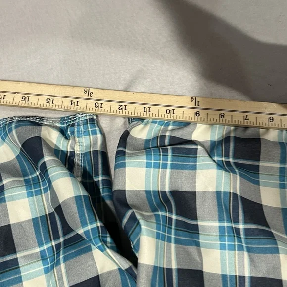 American Eagle Men Plaid Board Shorts Summer Beach Size 32 - Picture 4 of 9